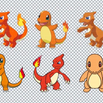 Charmander Pokemon SVG, PNG, DXF, EPS for Cricut, Paper Cutting or More - Printable Designs