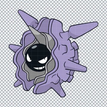 Cloyster Pokemon Go SVG, PNG, DXF, EPS for Silhouette, Craft Projects or More - Digital Download