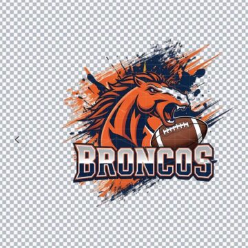 Denver Broncos Mascot NFL PNG for Printable, DIY Crafts or More - Multi-Format Files