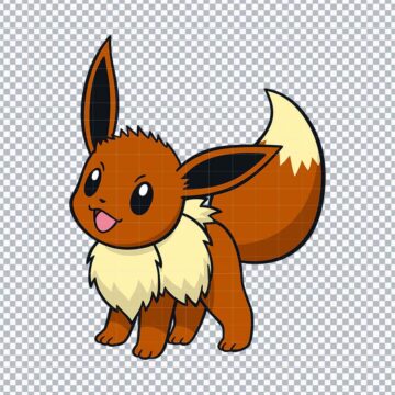 Eevee Pokemon SVG, PNG, DXF, EPS for DIY Crafts, Craft Projects or More - Ready to Cut