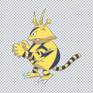 Electabuzz Pokemon SVG, PNG, DXF, EPS for Graphic Design, Vector Design or More - Ready to Print