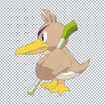 Farfetch'd Pokemon Go SVG, PNG, DXF, EPS for Cricut, Vinyl Cutting or More - High Resolution