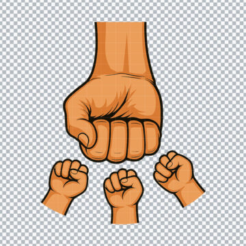 Fist Bump Father's Day PNG for Cameo, Sticker Printing or More - Ready to Print