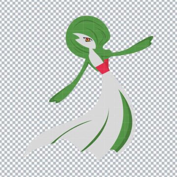 Gardevoir Pokemon SVG, PNG, DXF, EPS for Cricut, Craft Projects or More - No Account Needed
