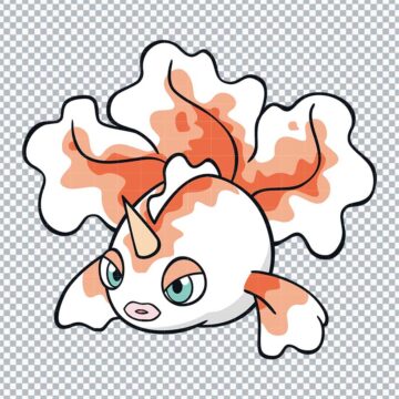 Goldeen Pokemon SVG, PNG, DXF, EPS for Laser Cutter, DIY Crafts or More - Free Digital Design