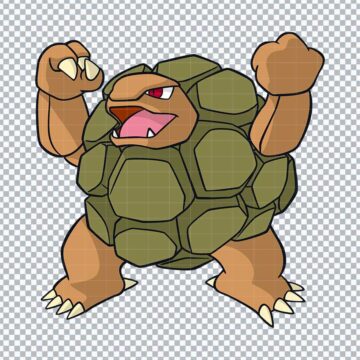 Golem Pokemon SVG, PNG, DXF, EPS for Cameo, Vinyl Cutting or More - Free No Sign Up