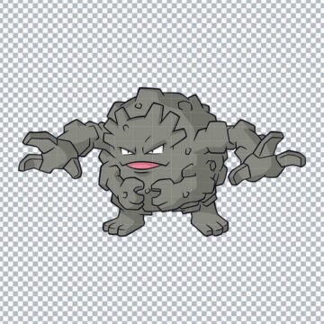 Graveler Pokemon Go SVG, PNG, DXF, EPS for Cameo, DIY Crafts or More - Free No Registration