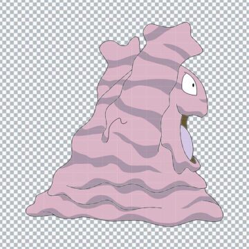 Grimer Pokemon SVG, PNG, DXF, EPS for Brother ScanNCut, Craft Projects or More - Instant Access