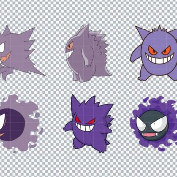 Haunter Pokemon SVG, PNG, DXF, EPS for Cricut, Vinyl Cutting or More - Printable Clipart