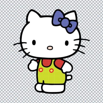 Hello Kitty Bow Clipart SVG, PNG, DXF, EPS for Cricut, T-Shirt Printing or More - Free Design Download