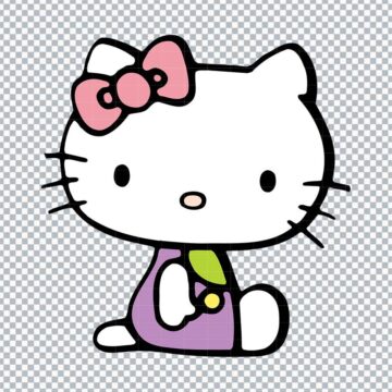Hello Kitty Cat SVG, PNG, DXF, EPS for Cricut, Mug Printing or More - Free Design