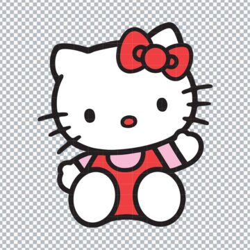 Hello Kitty Vector PNG, SVG, DXF, EPS for Sublimation, Printing or More - Editable Files
