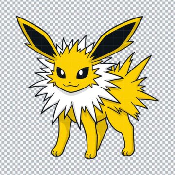 Jolteon Pokemon Go SVG, PNG, DXF, EPS for CorelDRAW, Graphic Design or More - Quick Download