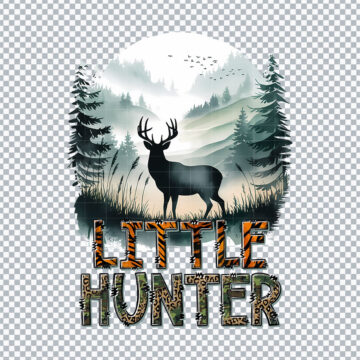 Little Hunter Happy Father's Day PNG for Sawgrass Printer, Sublimation or More - Digital Files
