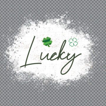 Lucky Four Leaf Clover PNG for Scrapbooking, Card Making or More - Free Download