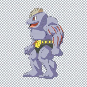Machoke Pokemon SVG, PNG, DXF, EPS for Cricut, Sticker Printing or More - Free Design
