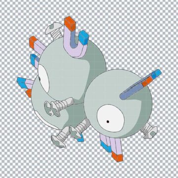 Magneton Pokemon SVG, PNG, DXF, EPS for Silhouette, Sublimation or More - Free No Registration