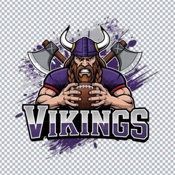 Minnesota Vikings Mascot NFL PNG for Cricut, Iron On or More - Free Printable Designs