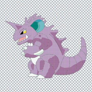 Nidoking Pokemon SVG, PNG, DXF, EPS for Sublimation, T-Shirt Printing or More - Ready to Use