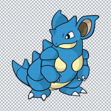 Nidoqueen Pokemon SVG, PNG, DXF, EPS for Sublimation, Tumbler Printing or More - Ready to Print