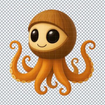 Octo Cocosini Italian Brainrot PNG for Cricut, Iron On or More - Digital Files