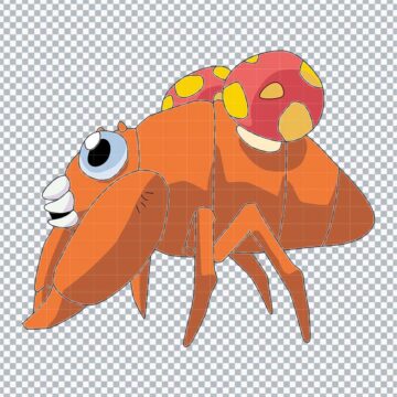 Paras Pokemon Go PNG, SVG, DXF, EPS for Sublimation Printer, Tumbler Printing or More - Free Digital Design