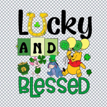 Pooh & Friends Disney Saint Patrick's PNG for T-Shirt Printing, DIY Crafts or More - Free Download