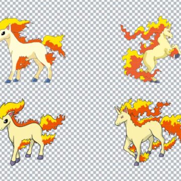 Rapidash Pokemon SVG, PNG, DXF, EPS for Adobe Illustrator, Vector Design or More - Free Download Design