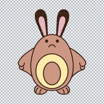 Sentret Pokemon PNG, SVG, DXF, EPS for Adobe Illustrator, Graphic Design or More - Digital Download
