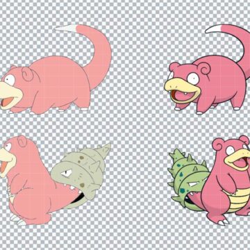 Slowpoke Pokemon SVG, PNG, DXF, EPS for Glowforge, Laser Cutting or More - Free Png Designs