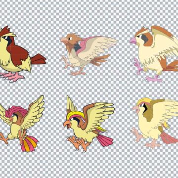 Spearow Pokemon SVG, PNG, DXF, EPS for Glowforge, DIY Crafts or More - Instant Download