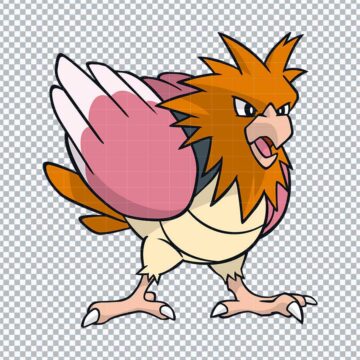 Spearow Pokemon PNG, SVG, DXF, EPS for Cameo, DIY Crafts or More - Printable Designs