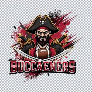 Tampa Bay Buccaneers Football Mascot NFL PNG for Cricut, Iron On or More - Free Vector Download