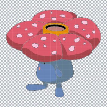Vileplume Pokemon PNG, SVG, DXF, EPS for Cricut, Sublimation or More - Free Digital Design