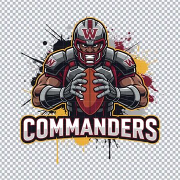 Washington Commanders Mascot NFL PNG for Cricut, Sublimation or More - Free Printable Designs