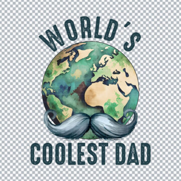 World's Greatest Farter, I Mean Father PNG for T-Shirt Printing, DIY Crafts or More - Printable Files
