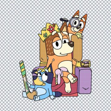 Bluey Bingo And Mum SVG, PNG, DXF, EPS for Digital Design, Printing or More - Free Design Download
