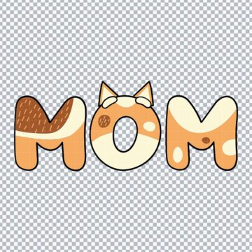Chilli Blueys Mom SVG, PNG, DXF, EPS for Sublimation, T-Shirt Printing or More - Printable Clipart