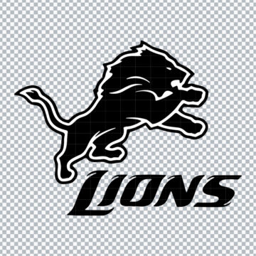 9+ Detroit Lions SVG, PNG, DXF and EPS Files - Printable Clipart Download