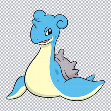 Lapras Pokemon SVG, PNG, DXF, EPS for Silhouette, DIY Crafts or More - Free Printable Designs