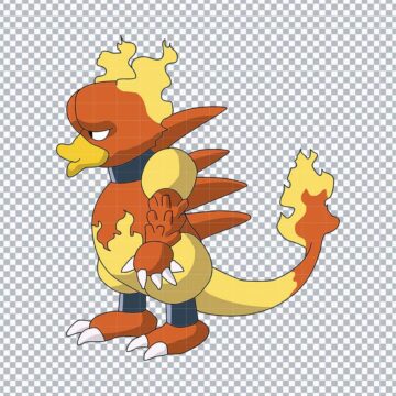 Magmar Pokemon SVG, PNG, DXF, EPS for Laser Cutter, DIY Crafts or More - Free Design Download