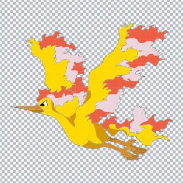 Moltres Pokemon Go SVG, PNG, DXF, EPS for Cameo, Craft Projects or More - Free Download