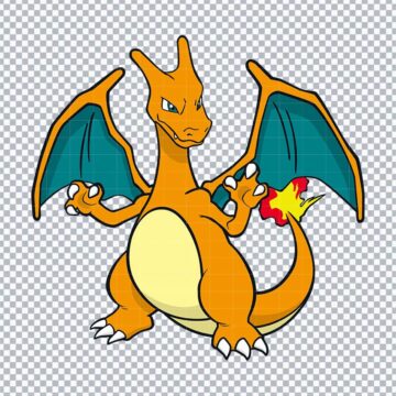 Pokemon Charizard SVG, PNG, DXF, EPS for Glowforge, DIY Crafts or More - Instant Download