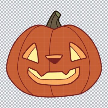 Pumpkin Bluey Halloween SVG, PNG, DXF, EPS for Cricut, Craft Projects or More - Free Design