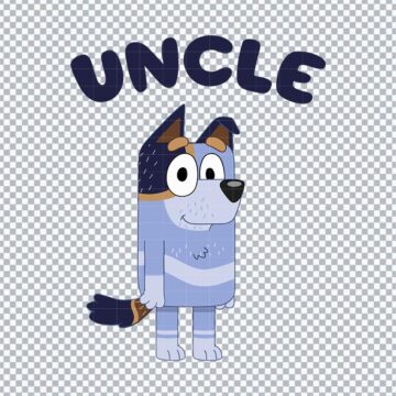 Uncle Bluey Family SVG, PNG, DXF, EPS for Vector Editing, Printing or More - Free No Sign Up
