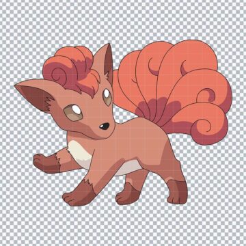 Vulpix Pokemon Go SVG, PNG, DXF, EPS for Silhouette, Paper Cutting or More - Free Design Download