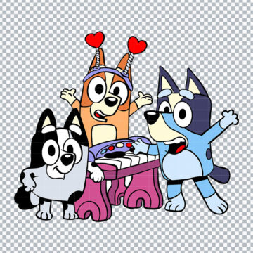 Best Friends Bluey Birthday SVG, PNG, DXF, EPS for Cricut, Sublimation or More - Download Now
