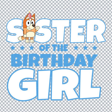 Bingo Sister of The Birthday Girl SVG, PNG, DXF, EPS for Cricut, Craft Projects or More - Digital Download