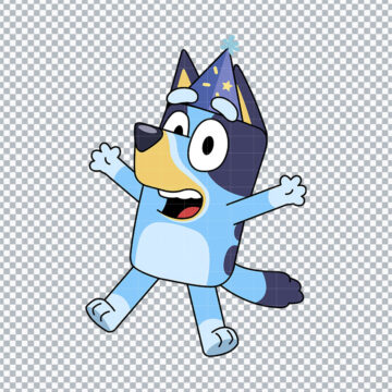 Bluey Birthday Hat SVG, PNG, DXF, EPS for Sublimation, Printing or More - No Sign Up Required