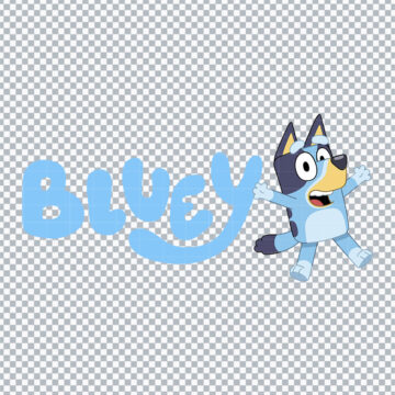 Bluey Logo SVG, PNG, DXF, EPS for Graphic Design, Craft Projects or More - Free Design